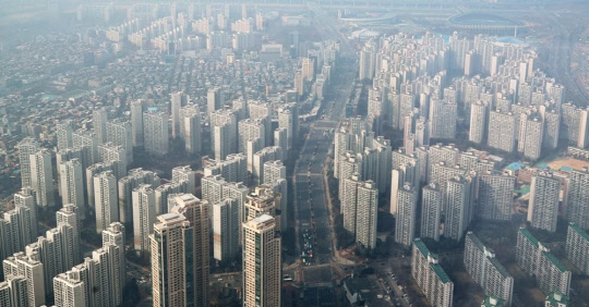 서울 송파구 아파트 단지의 모습. <연합뉴스>